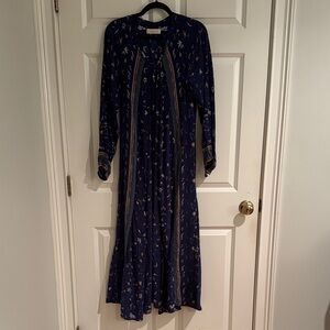 Natalie Martin Navy Blue Floral Dress